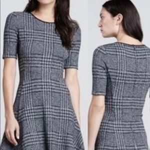 Theory plaid flair dress. Size 2